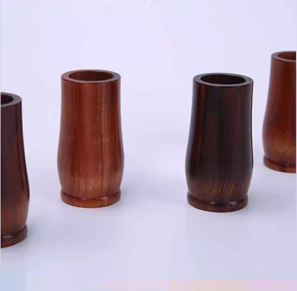 

1 Pcs Treble B Flat C Tone A Tone African Acid Branch Solid Wood Wooden Clarinet Tuner Two Section Pipe