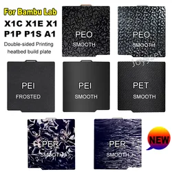 For Bambu Lab Build Plate P1S carbon A1 X1C Smooth Magnetic Spring Steel Sheet PEI PEO Heatbed for Bambulab X1 P1P A1 3D Printer