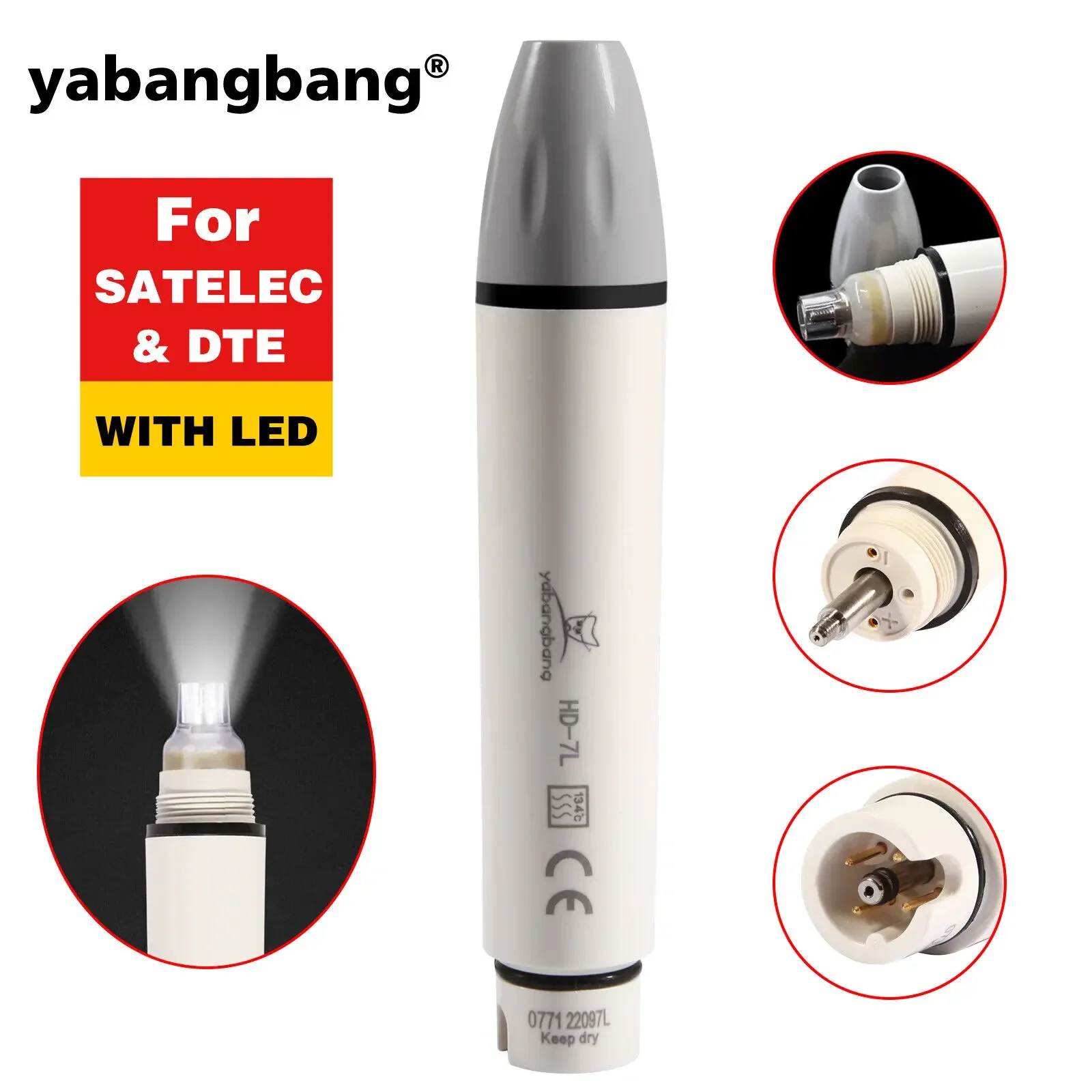 

Стоматологический светодиодный оптоволоконный ультразвуковой пьезоскалер для съемного DTE SATELEC