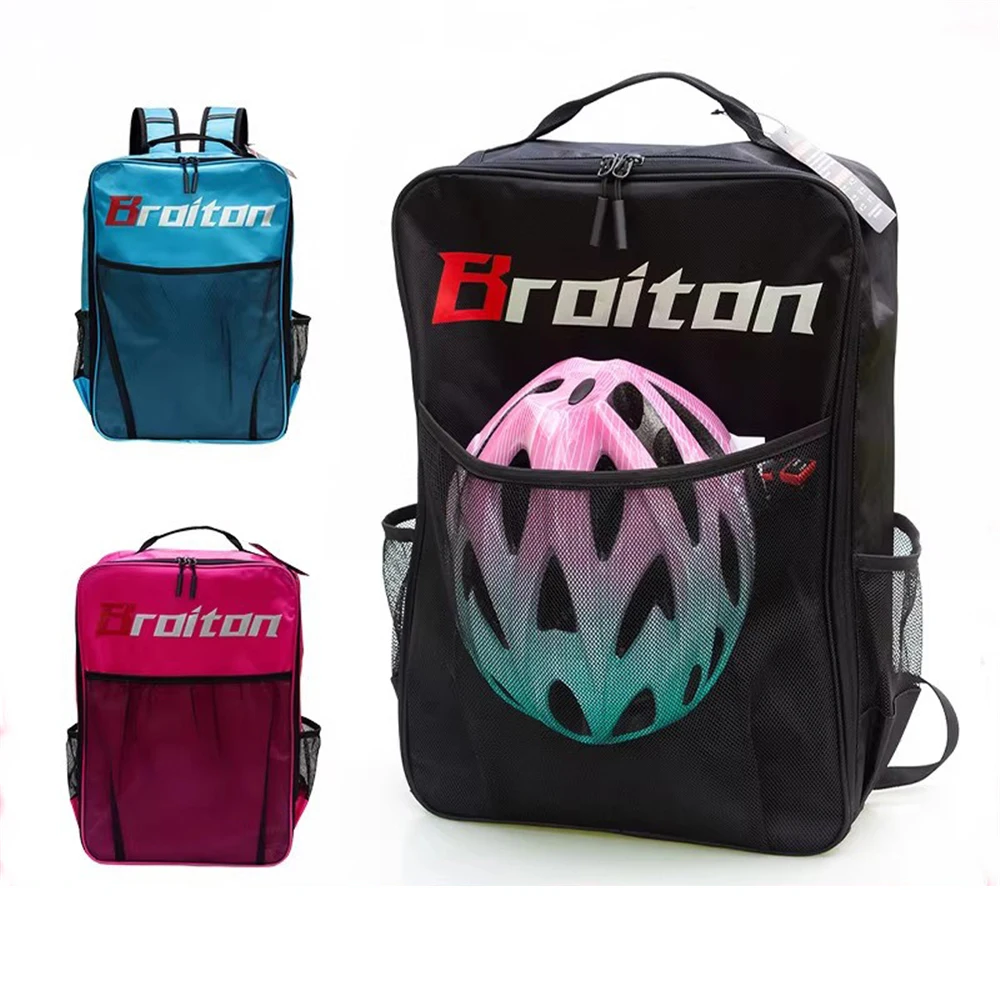 スピードスケートバックパック-オリジナルbroiton-スラロームスケートバッグ-インラインスケートバックパック-スピードスケートバッグ-旅行用スケートバッグ-シューズコンテナ