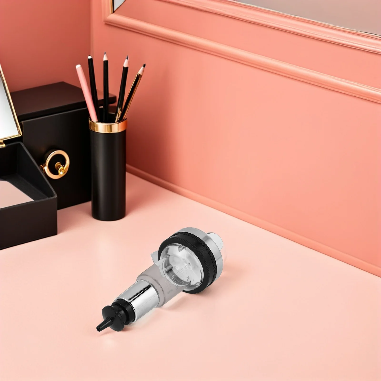 

Perfume Refill Pump Transparent Glass Body Precise Scale Markings Manual Perfume Dispenser Pump for Essential Oil Transfer and