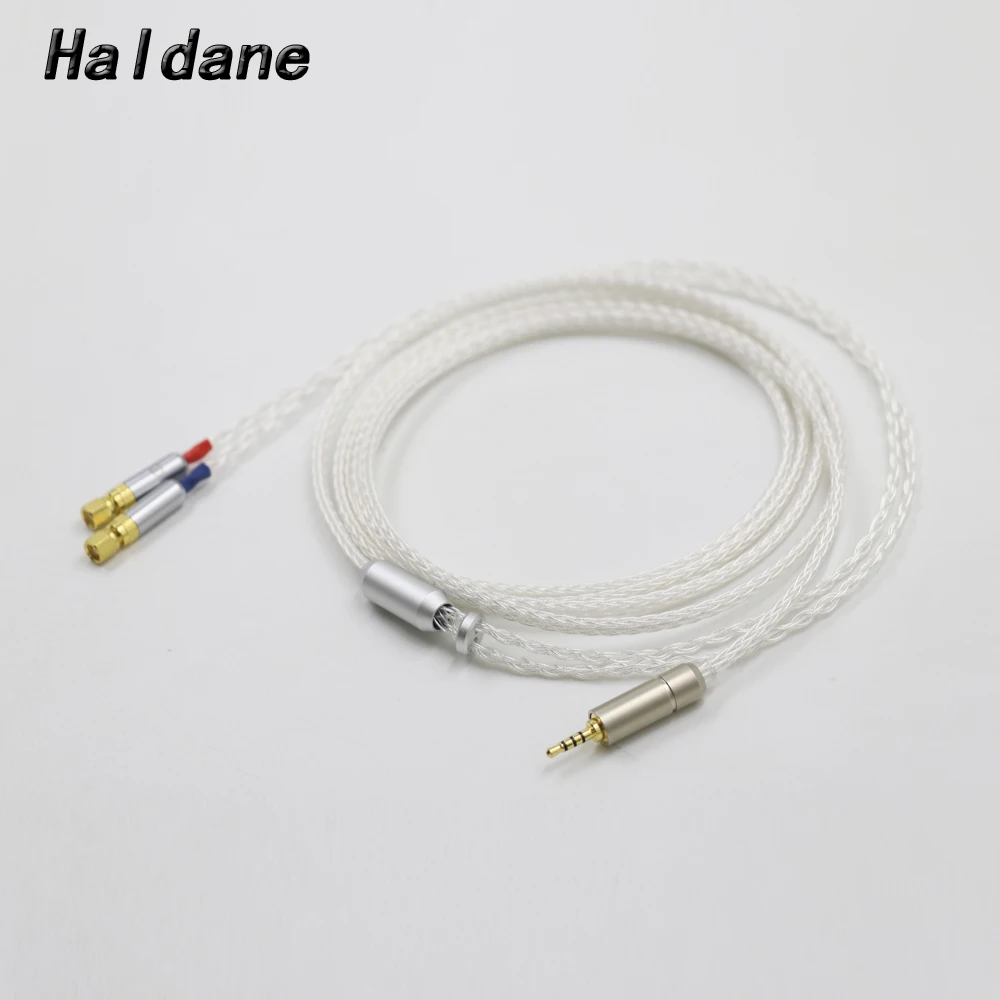 

Haldane HIFI 16Cores UPOCC Single Crystal Silver Headphone Upgrade Replace Cable for (Screw) Hifiman HE6 HE5 HE400 HE500 HE600