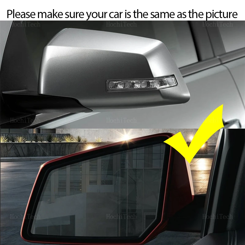 Left & Right Side Mirror Glass Rear View Rearview Exterior  Angle for Chevrolet Chevy Traverse 2009-2014 Accessories
