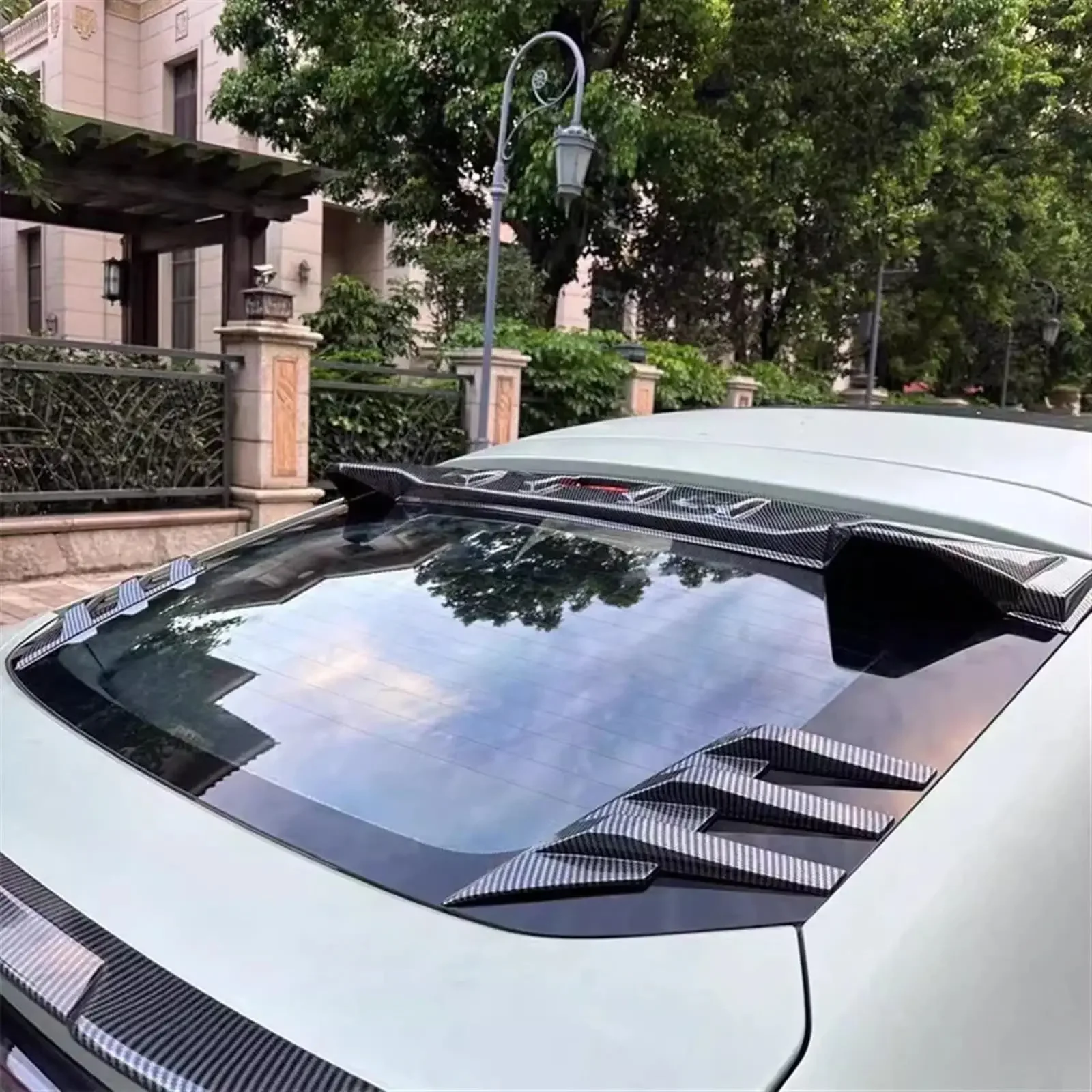 Rear Windshield Side Spoiler Side Vents Decoration General Window Louvers Universal Exterior Decorative Rear Wing  Accessories