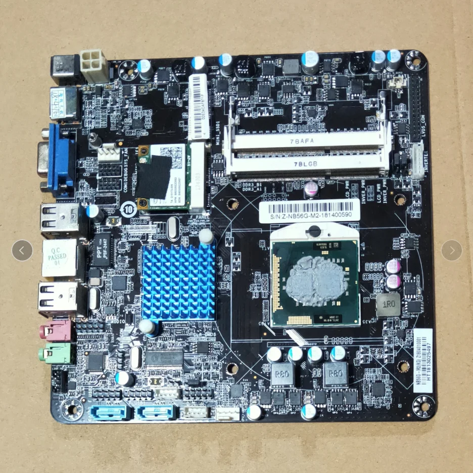 For Mini Industrial Computer, All-in-one Main Board NB56G-M2 (KG) Mini Small Board with HDMI DDR3 Memory