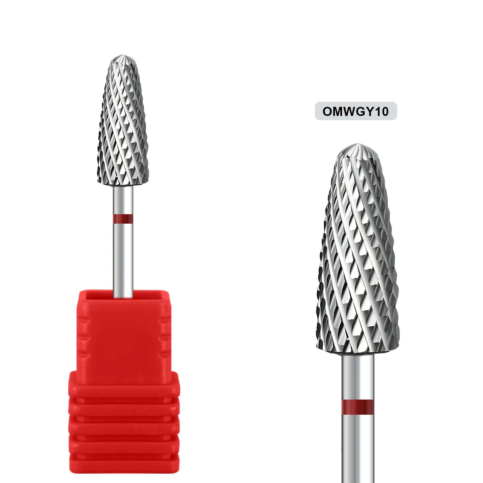 1pcs Wolfraam Staal Nail Cuticle Boren Carbide Draaien Elektrische Keramische Frees Voor Manicure Gel Polish Remover