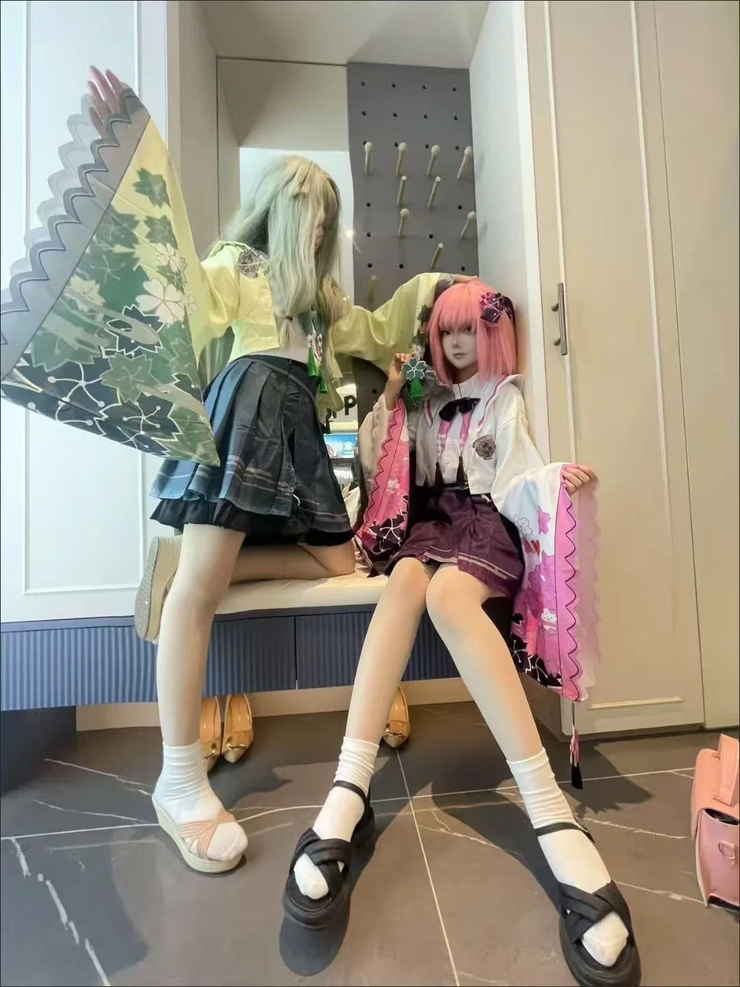 

Cosplay Costume for Kusunagi Nene & Otori Emu, Anime Kimono Dress Full Set