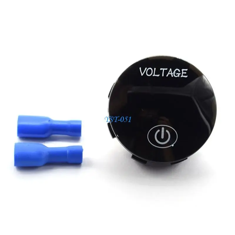 E15A Digital Voltmeter For Vehicle Motorcycle Ship Power Monitoring Tool