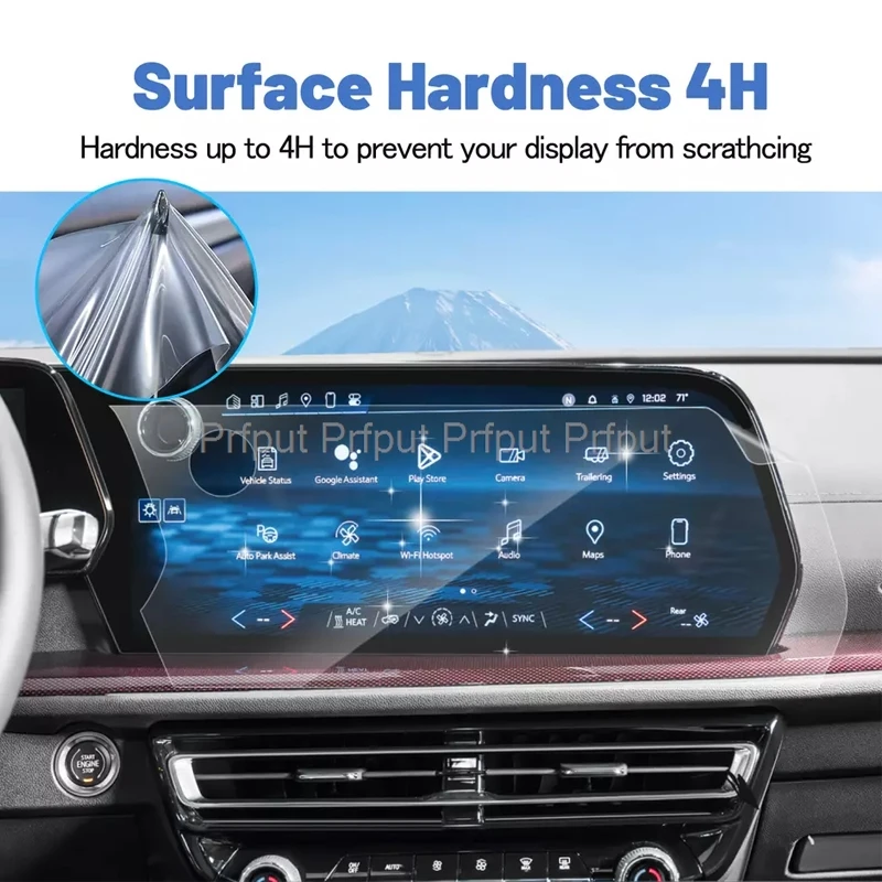 TPU screen protector For Chevrolet Traverse 2024 17.7 inch Car Interior Center console Protective film Accessories