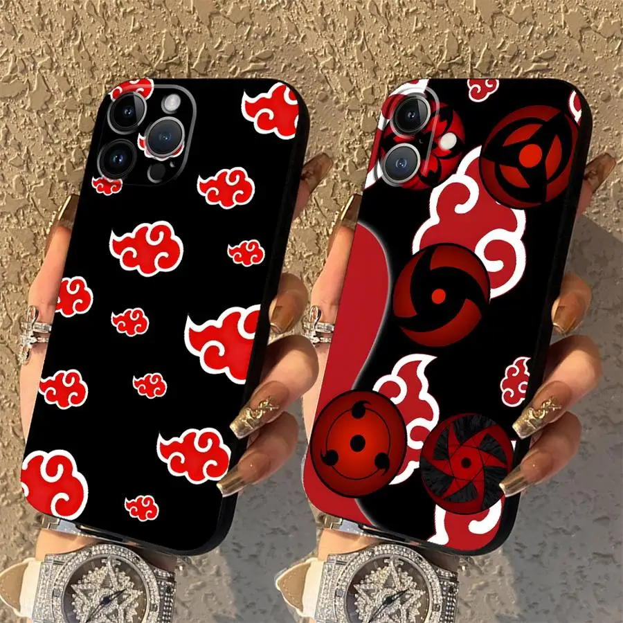 Funda trasera suave para teléfono iPhone 7 8 SE X XS XR 12 17Air 14 15 Plus 13 Mini 17 16 Pro Max 11 Akatsuki Cool Cloud