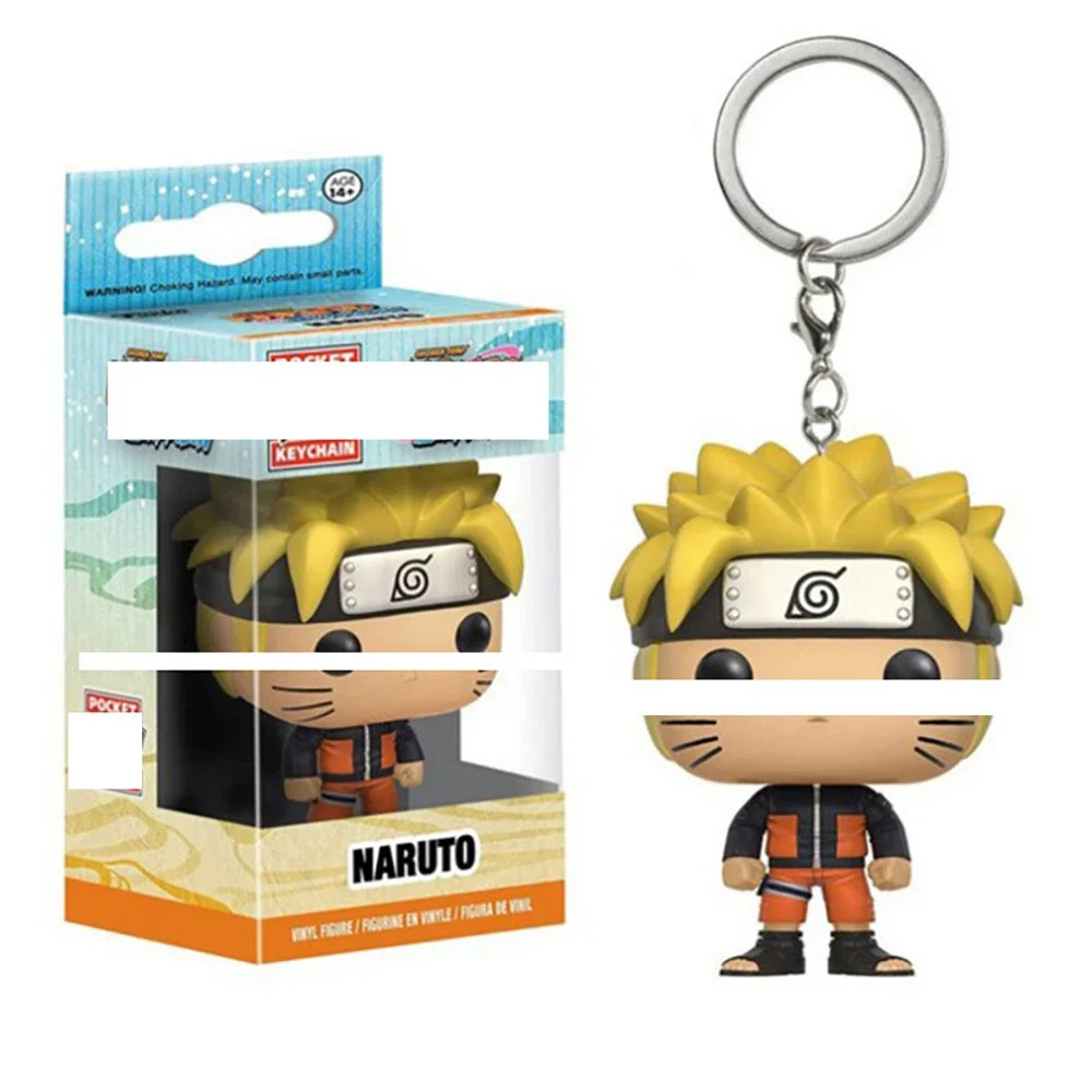 Funko Pop Keychains Multiple Anime IPs Dragon Ball Naruto My Hero Academia Popular Character Cute Pendant Keychain Children Gift