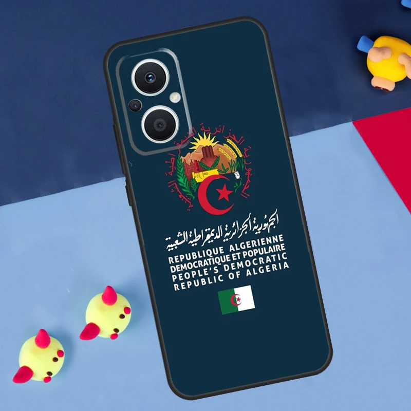 Algeria Flag Algerian Case For OPPO Reno 10 Pro 4 5 6 7 8 Lite 4Z 5Z 8T OPPO Find X6 Pro X5 Lite X3 X2 Neo Cover