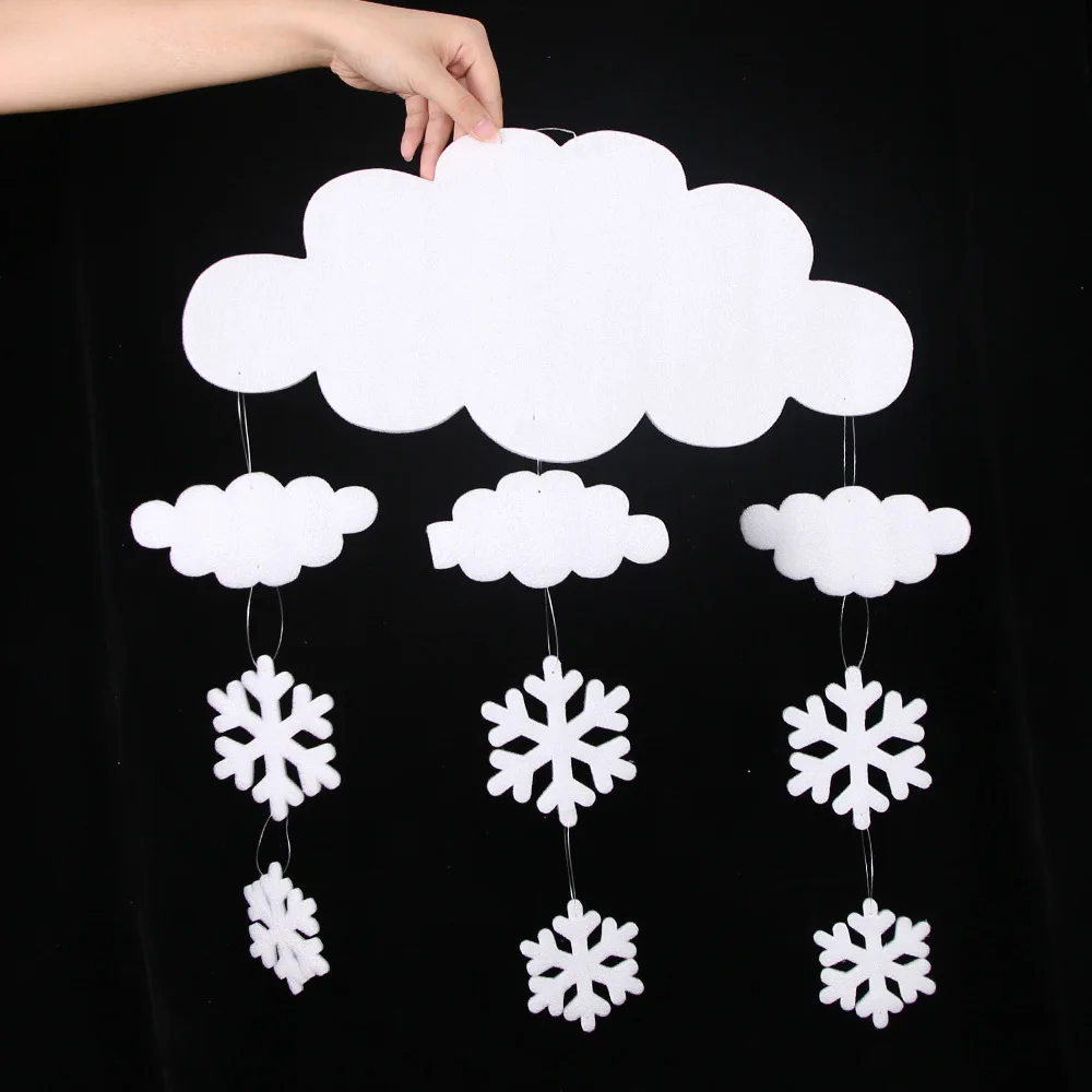 Christmas Hangings Tree Decorations, Shop Decorations, Snowflakes, Clouds Foam