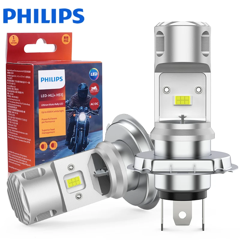 Philips Ultinon Essential Moto HS1 HL 1:1 Led H4 10W ampoules de phares de Moto Plug and Play 11636UEMX1 PX43t phare de Moto 12V Philips Ultinon Essential Moto HS1 HL 1:1 Led H4 10W ampoules de phares de Moto Plug and Play 11636UEMX1 PX43t phare de Moto 12V