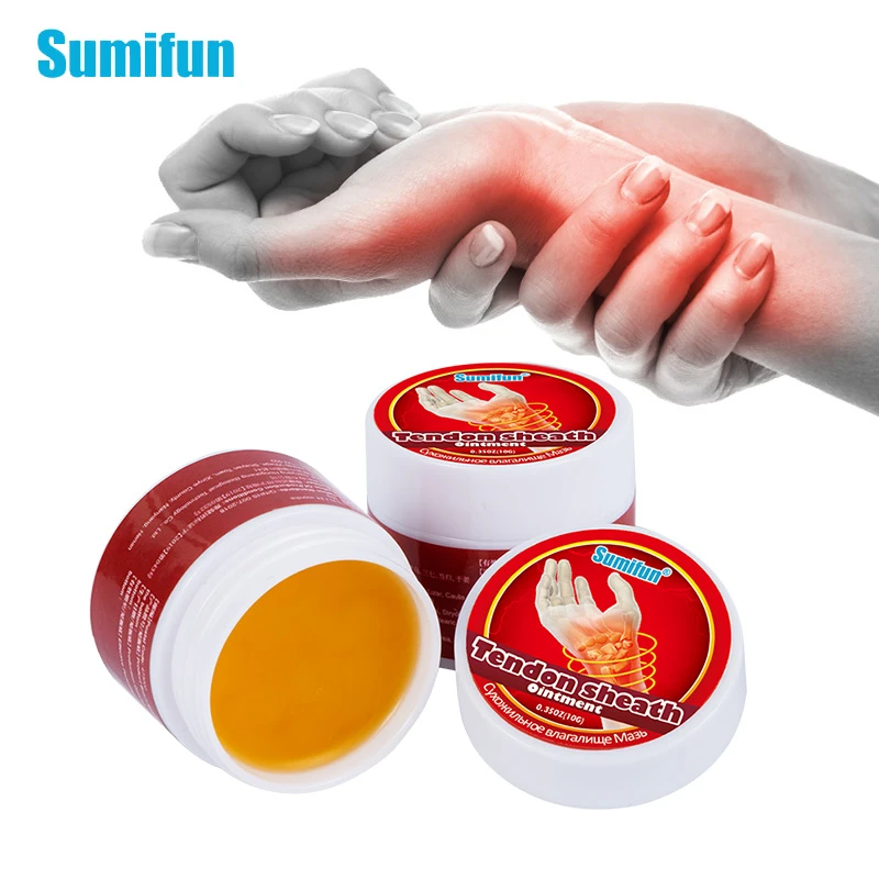 

10g Sumifun Tendon Sheath Ointment Finger Wrist Tenosynovitis Treatment Joints Analgesic Muscle Strain Pain Relief Health Care