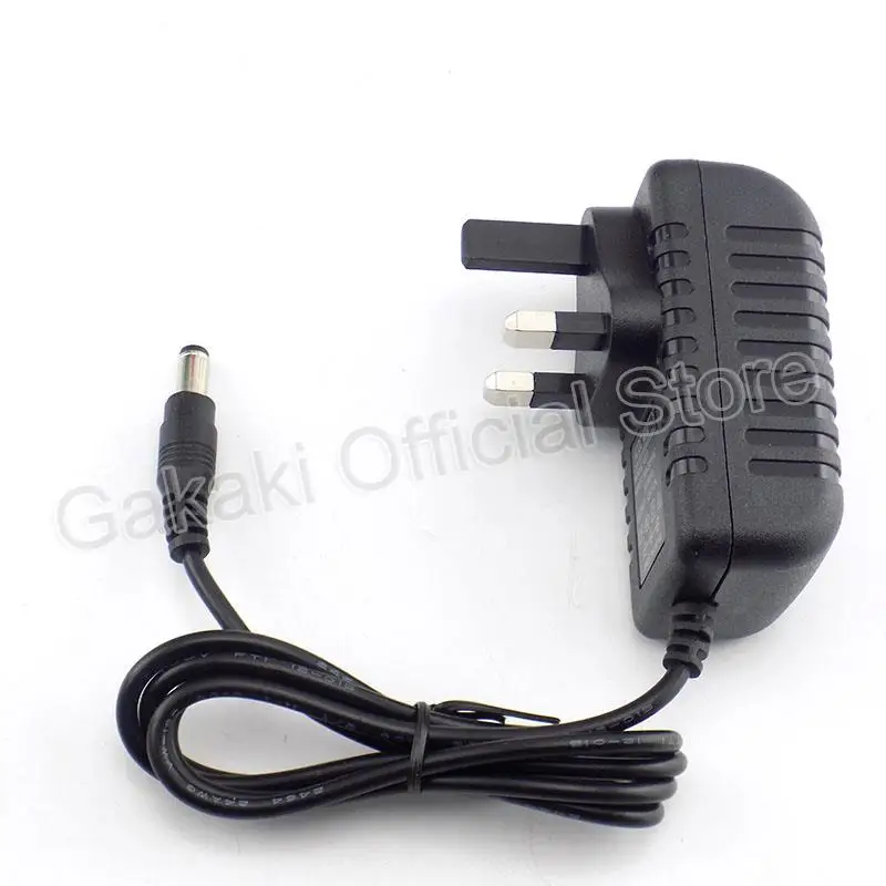 Universal 100-240V 12V 2A CCTV IP Camera LED Strip UK Plug Charger AC/DC Adapter Power Supply