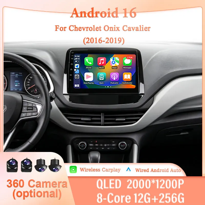 for Chevrolet Onix Cavalier 2016-2019 Video Audio Player 9