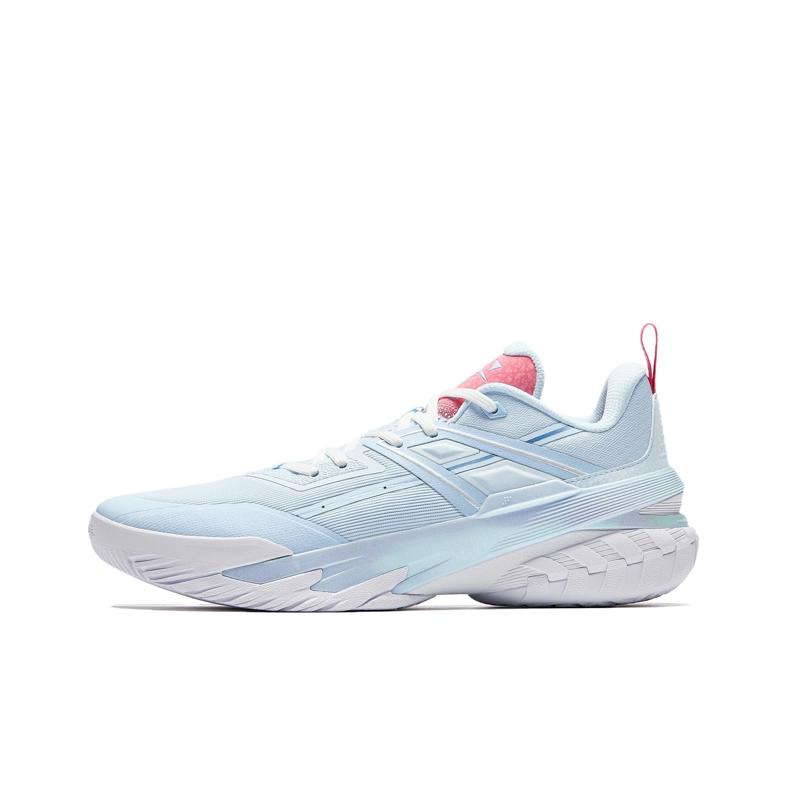 Anta Airspace 6 Low top Basketball Shoes Men's Blue Pink 912541602Q-7