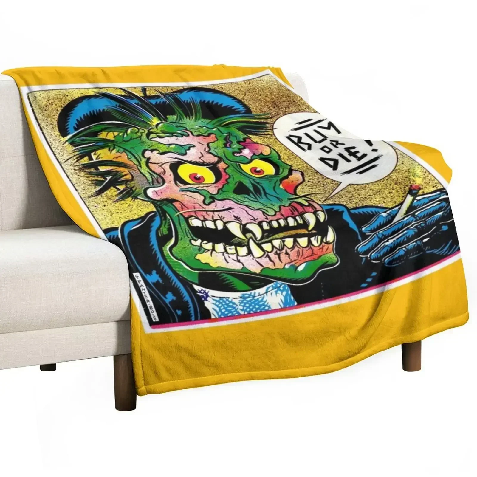 

Buy or Die Throw Blanket Men's Soft Warm Throw Blanket for Couch