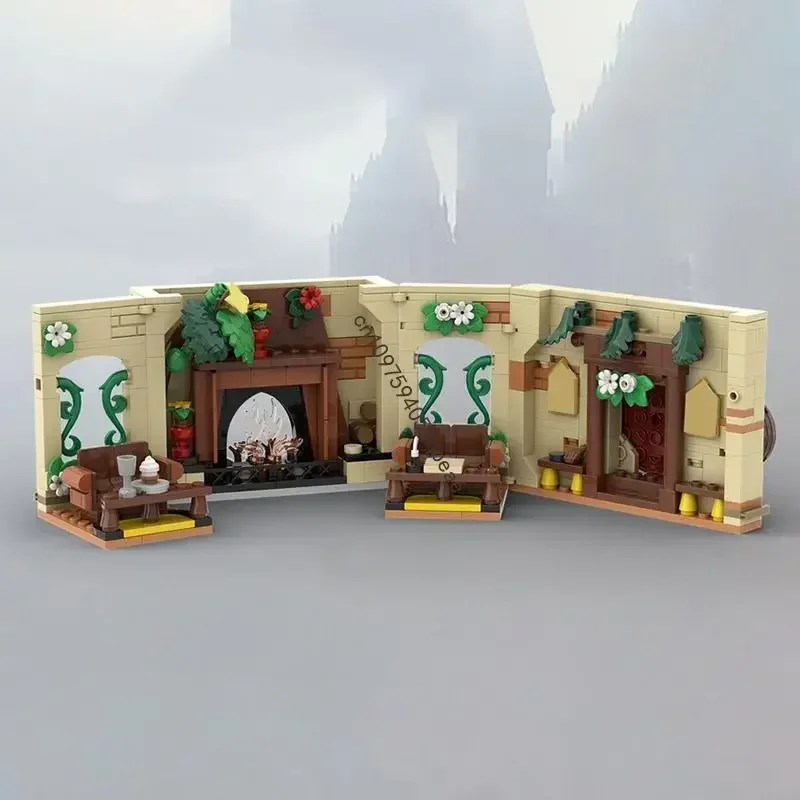 New 470Pcs Hot Famous Magic Movie Series Moc House Common Room Model Building Block Diy Creative Ideas Toy Birthday Gift view 2