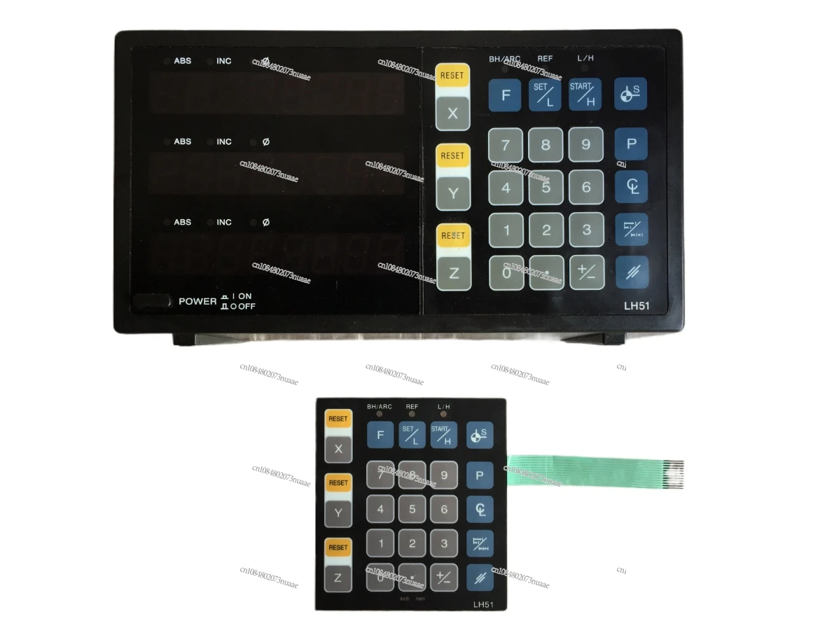 Digital Signal Display Instrument Film, Models Include LH51-2, LH51-3, LH54-2 and LH54-3, with Counter Button Panel