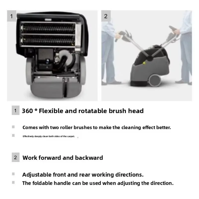 BRC 45/45 Importierter handschiebender Teppichreiniger