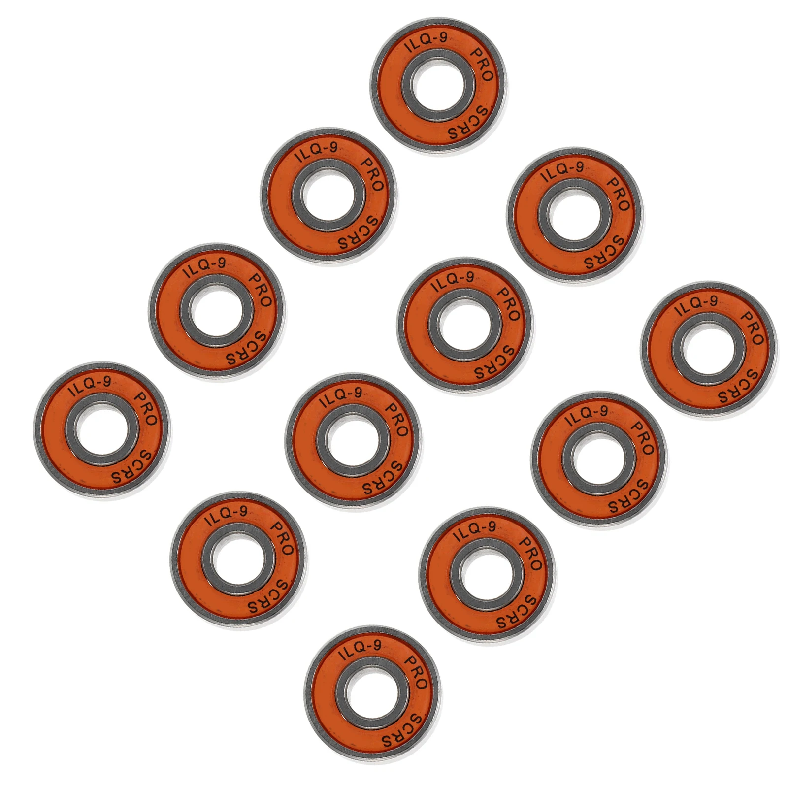 

12pcs Skateboard Steel Accessories Scooter Durable Bearing Rolling Elements Plain Bearings Bike