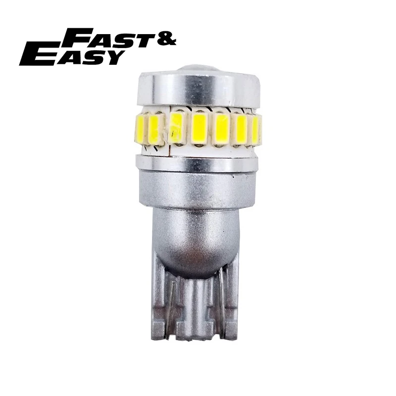 T10 18SMD 2715 W5W LED Bulb Canbus Error Free Car Interior Trunk License running Plate Position Lights 12V 180LM 6500K White