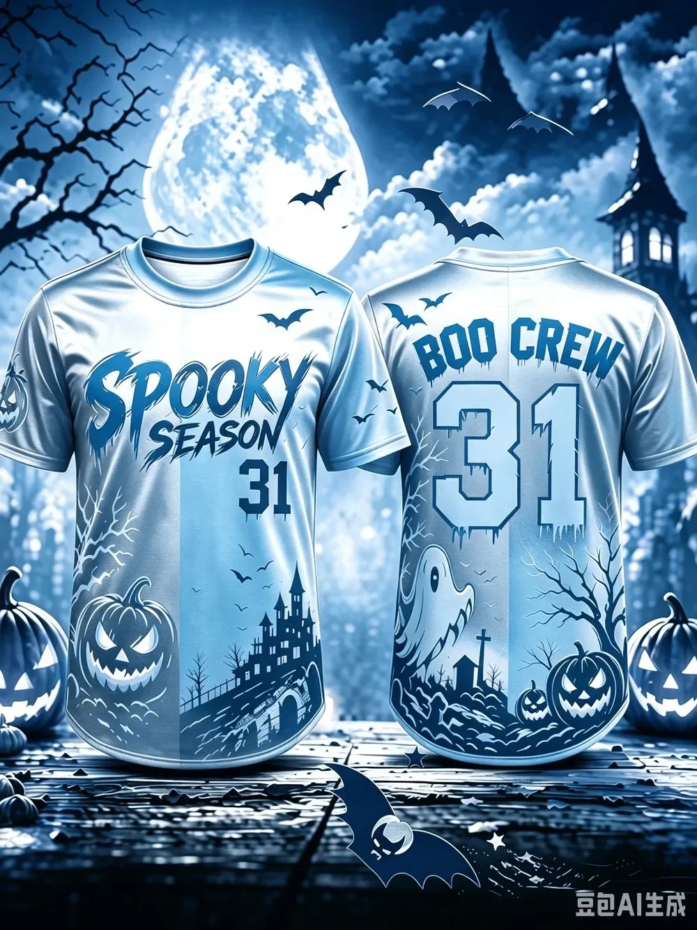 Pink Black Split Halloween 3D Printed Jersey Spooky Season Boo‑Crew 31 T-shirt  Pumpkin Ghost Bat Gothic Fall Party Sports Tees