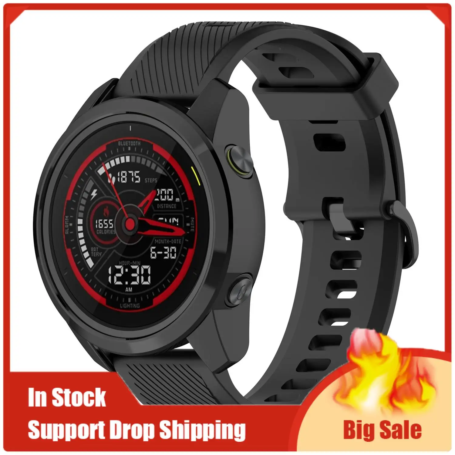 Лучшие предложения Защитный чехол из ТПУ для Garmin Forerunner 745, защитная рамка для часов Garmin Forerunner 745, корпус