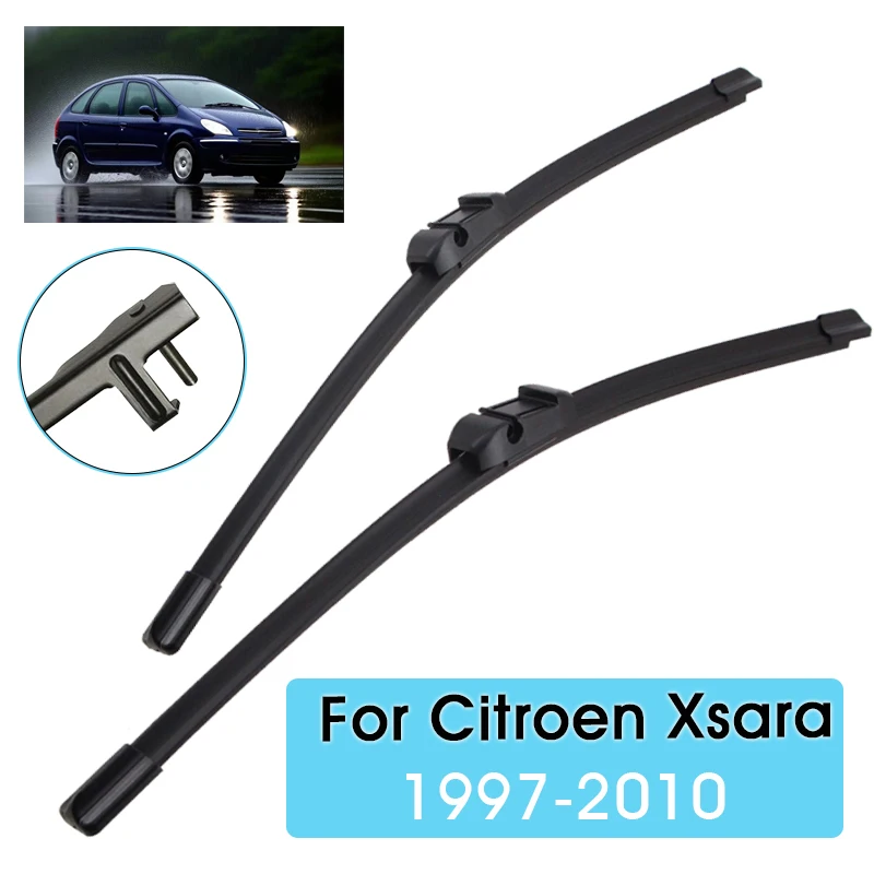 Para citroen xsara picasso xsara (n7) coupe/hatch 1997-2010 lâmina de limpador de carro limpadores dianteiros pára-brisas acessórios automóveis