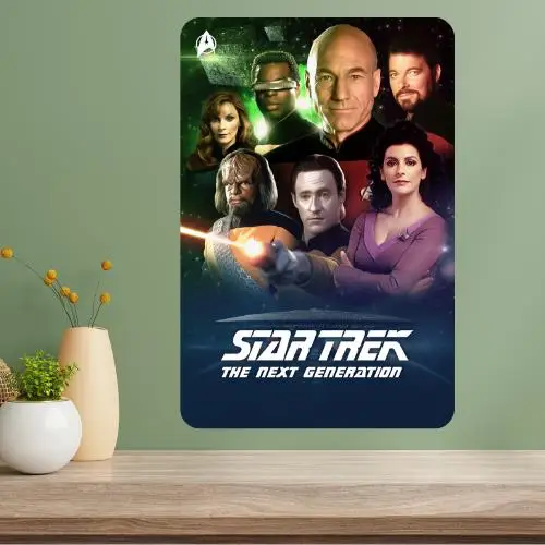 The Next Generation Classic TV Show Metal Poster Sign