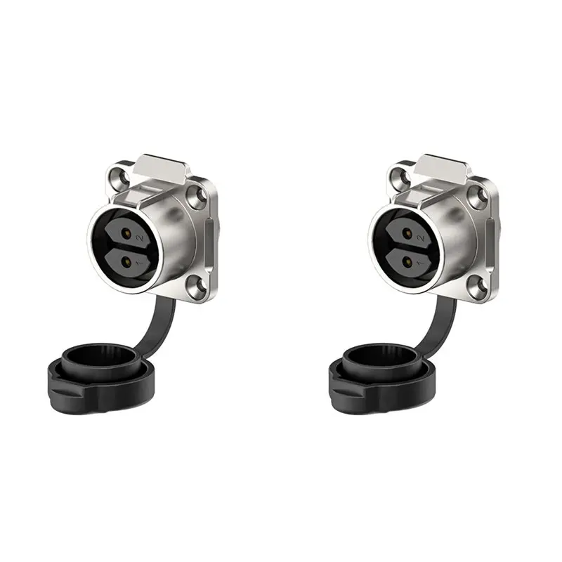 Smart-2X LP20 Industrial Aviation 2Pin Panel Mount Female Socket Welding Cable Wire Electrical Power Connector Socket