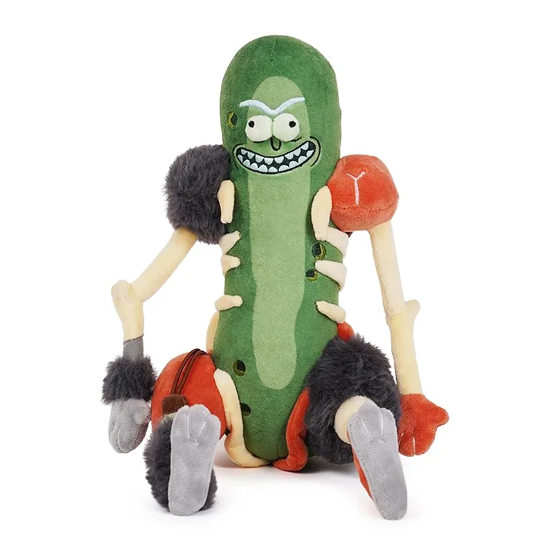 

Funny Green Cucumber Humanoid Plush Toy Weird Vegetable Figure Soft Fluffy Stuffed Doll Anime Fan Collectible Xmas Home Ornament