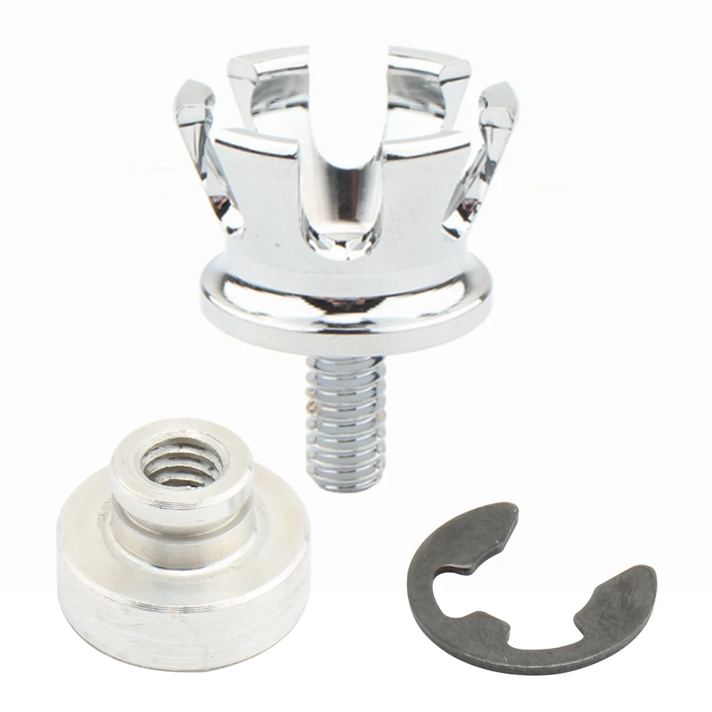Motorcycle Crown Style Seat Bolt Screw Nuts Mount Knob Cover for Harley Sportster Dyna Fatboy Road King Softail Street Bob 96-21