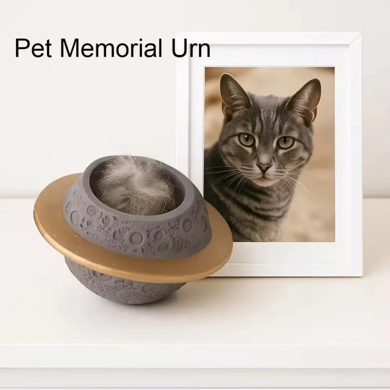 

Портативная герметичная влагонепроницаемая урна для праха домашних животных (собак, кошек) с дизайном «Цементная планета» – контейнер для сохранения памяти о маленьких питомцах