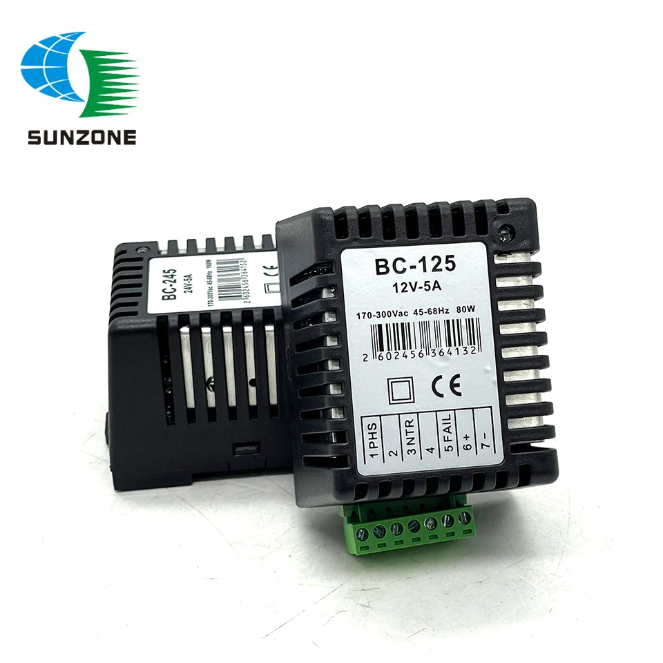 Replacement For DATAKOM 5A Battery Charger BC-125 12V BC-245 24V Compact Size Charger