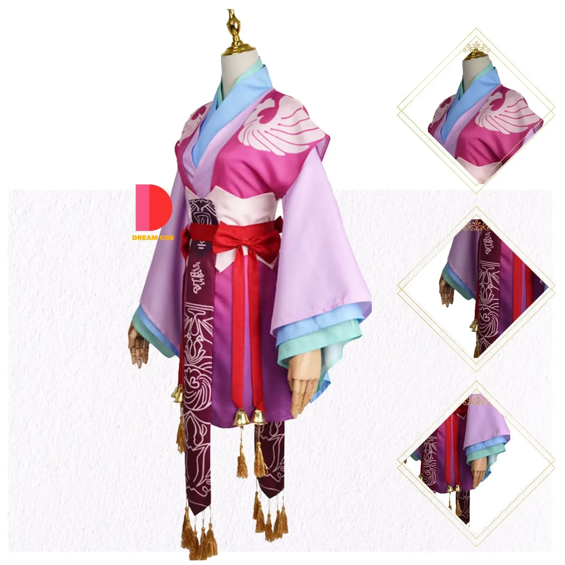 Anime Fox Spirit Matchmaker TuShan Susu Cosplay Costume Wig Purple Hanfu Skirt Woman Kawaii Halloween Suit with Accessories