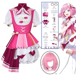 3RD Otori Emu Cosplay Anime Project Sekai Costume Dress Vest Wig Set Wonderlands×Showtime Party Perform Outfit for Woman