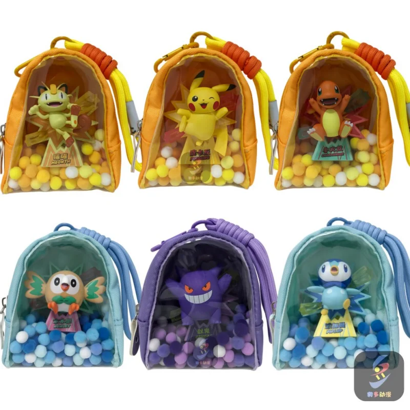 

HOLLYBOX New in Stock Pokémon Bag Blind Box Pikachu Charmander Gengar Shining Arrival 3D Fridge Magnet Decorative Ornament Gift