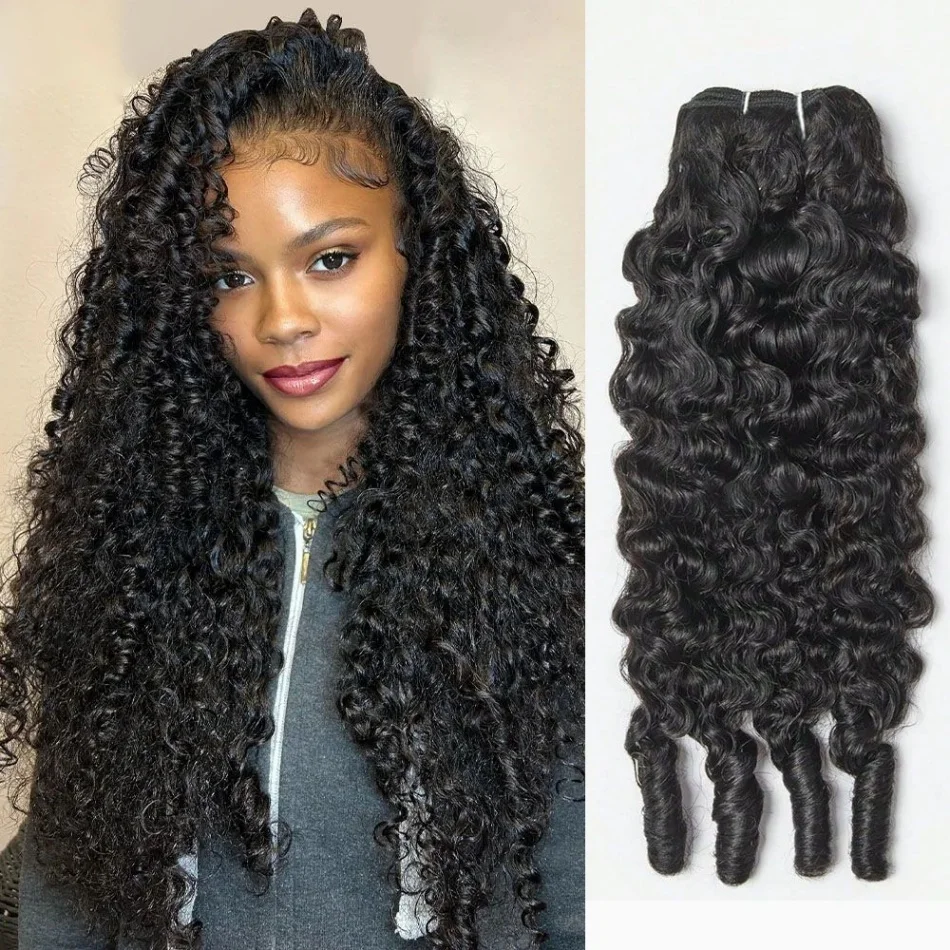Burmese Curly Human Hair Bundles Human Hair Quality Brazilian Hair Extensions Deep Wave Hair Weave Bundles Raw Hair Bundles