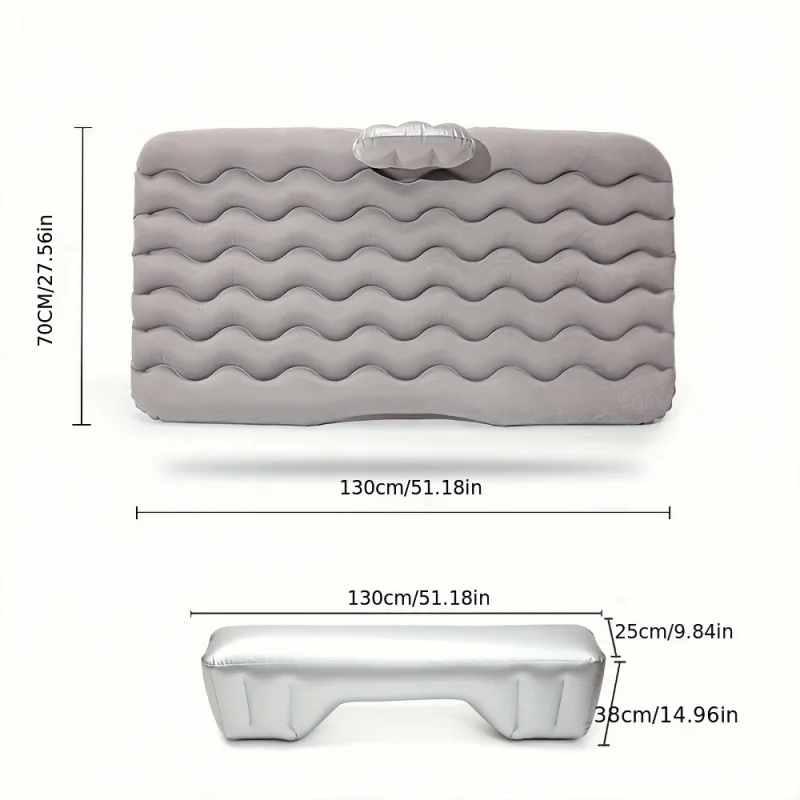 Portable Outdoor Journey Car Campsite Mat Multifunctional Car Sofa Pillow Inflatable Travel Mattress Camping Air Sofa