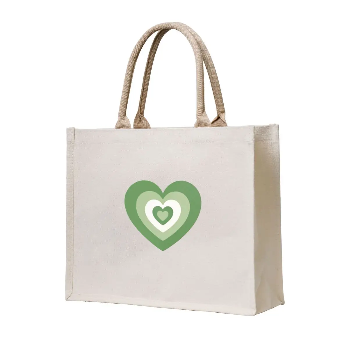 

Latte Love Green Hearts Tote Bag Women's handbag Handbags women shopper bag women canvas