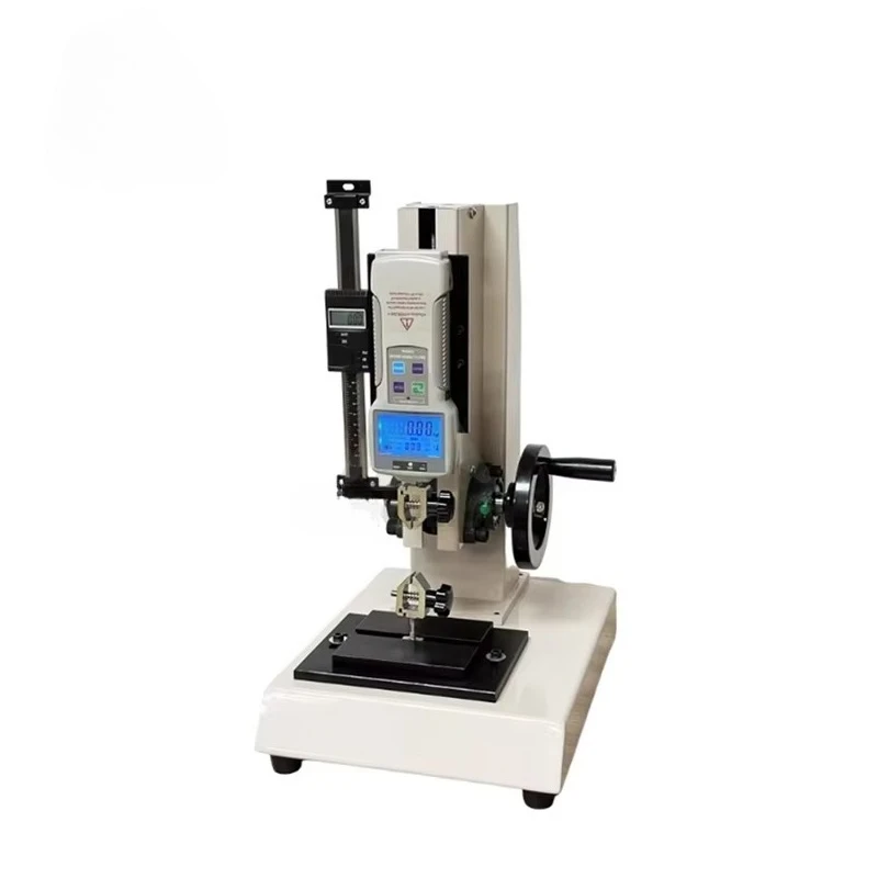 Hot saleVertical Manual Push Pull Tester 220mm Stroke Spring Tensile Compression Testing Machine