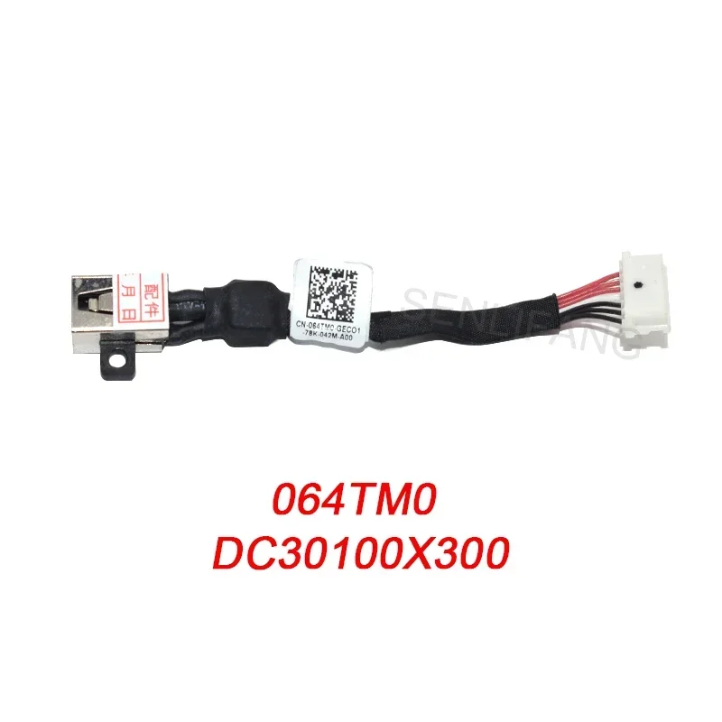 2pcs For Dell XPS 15 9550 9560 9570 P56F 5530 5540 M5510 M5520 Power Jack Cable 064TM0 DC30100X200 DC30100X300