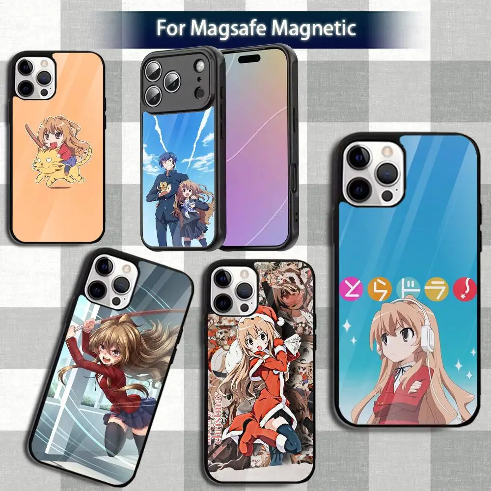 

T-Toradora T-Taiga Aisaka Phone Case For iPhone 13,12,15,17,11,16,14,Pro,Max,Plus,Mini,Magsafe,Magnetic Wireless Charging Case