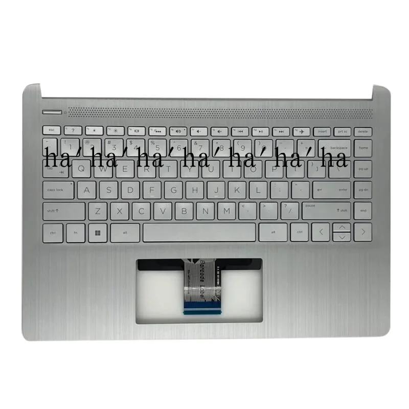 WYORESY New for HP 14-dq 14t-dq 14s-dq 14-fq backlit keyboard touchpad L88206-001 Silver