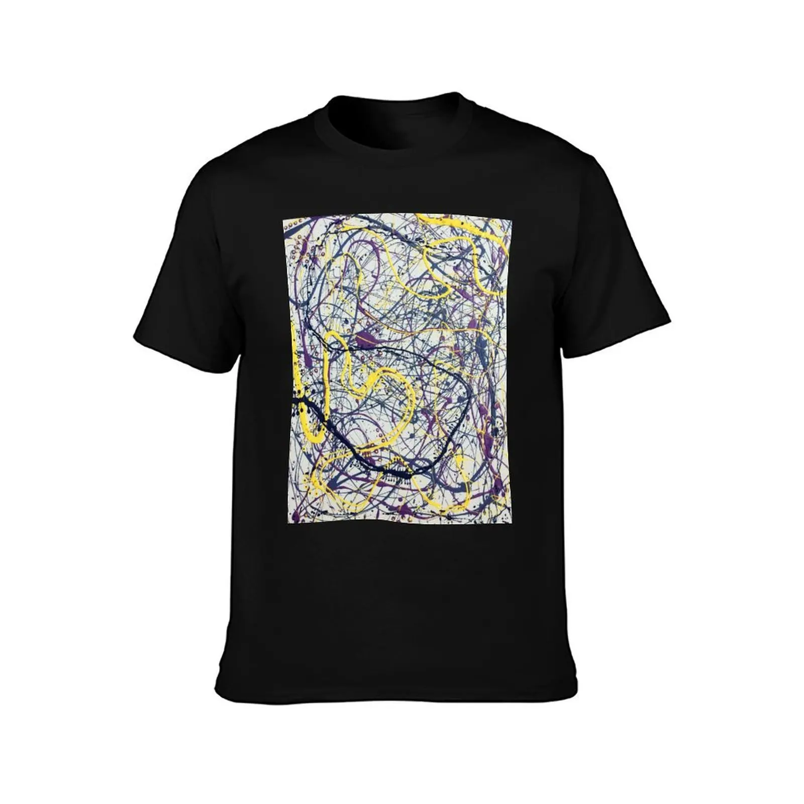 Mijumi Pollock 2 T-Shirt Summer Casual Cotton Tee Oversized Streetwear Tops Vintage Graphic Print Loose Fit Short Sleeve