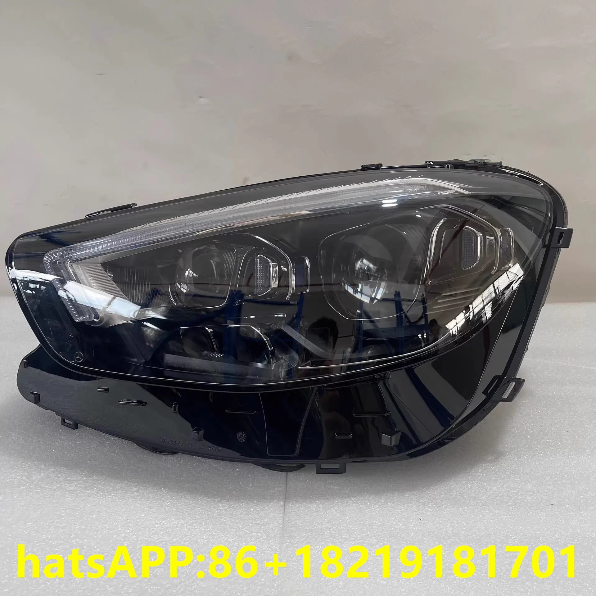 

1 шт. для фар Mercedes-Benz W213 W238 2020-2023 E200 E300 E350 E400 E63, светодиодные геометрические фары, версия для ЕС