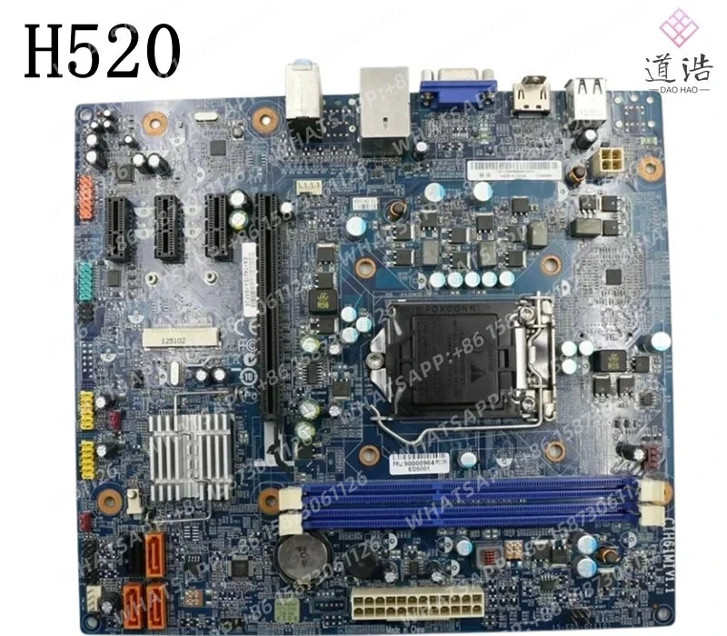 Placa-mãe H520 Erazer H61H2-LM3 V:1.1 15-ED5-011101 CIH61MI DDR3